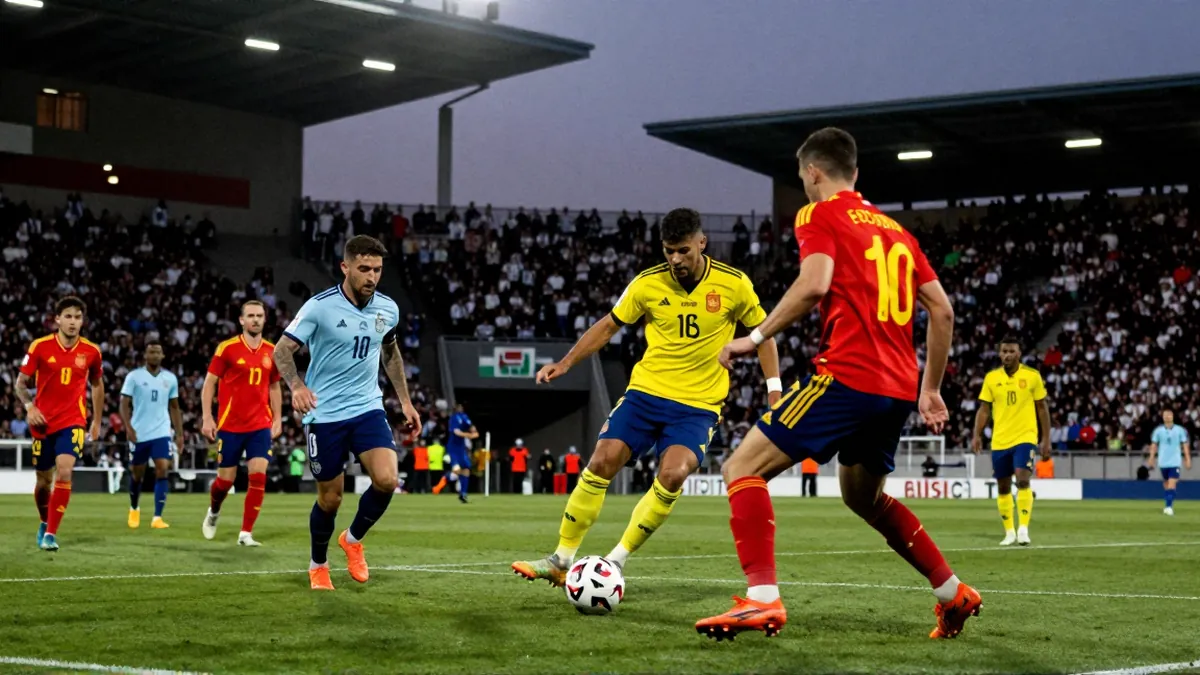 Colombia: el último equipo en vencer a España antes de su racha invicta